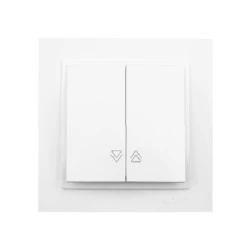 Μπουτόν ρολών Mono Electric Despina λευκό