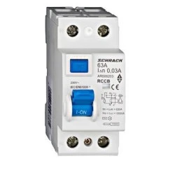 Ρελέ διαρροής SCHRACK TECHNIK AMPARO AR006203 2x63A 30mA