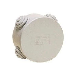 Κουτί διακλάδωσης εξωτερικό MARLANVIL 002 Φ80x40mm στεγανό IP44 στρογγυλό