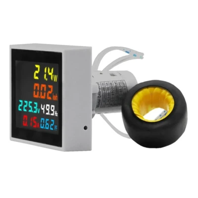 Ψηφιακό πολυόργανο AC 100A με LCD οθόνη και μέτρηση kWh D48-2058