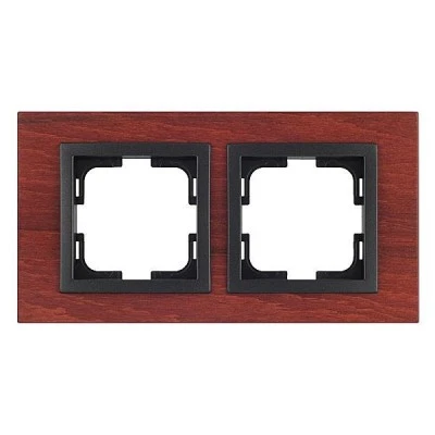 Πλαίσιο διπλό Mono Electric style wood κερασιά οριζόντιας ή κάθετης τοποθέτησης
