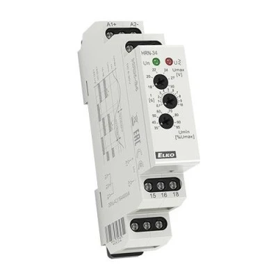 Επιτηρητής τάσης μονοφασικός ELKO HRN-34 1 MODULE 16A τάση 6 - 30VDC