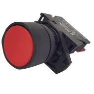 Μπουτόν χωνευτό πόρτας-πίνακος Φ22 SDL16-EA42 230V κόκκινο ESSEN στεγανό IP65
