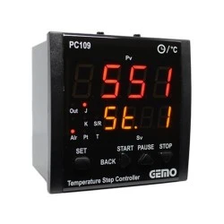 Ψηφιακό βηματικό θερμόμετρο πίνακα GEMO PC 109 από -200 έως 2000 °C 96x96x87mm Ψηφιακό βηματικό θερμόμετρο πίνακα GEMO PC 109 από -200 έως 2000 °C 96x96x87mm