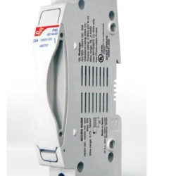 Αποζεύκτης ράγας με ένδειξη 1X32A 1500VDC τύπου 485701 για κυλινδρικές ασφάλειες 10Χ85mm & 14Χ85mm φωτοβολταϊκών Αποζεύκτης ράγας με ένδειξη 1X32A 1500VDC τύπου 485701 για κυλινδρικές ασφάλειες 10Χ85mm & 14Χ85mm φωτοβολταϊκών