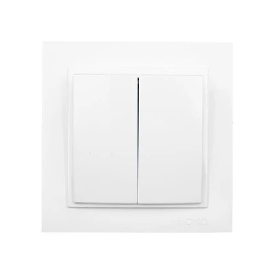 Διακόπτης κομμυτατέρ K/R Mono Electric λευκό σειρά Despina