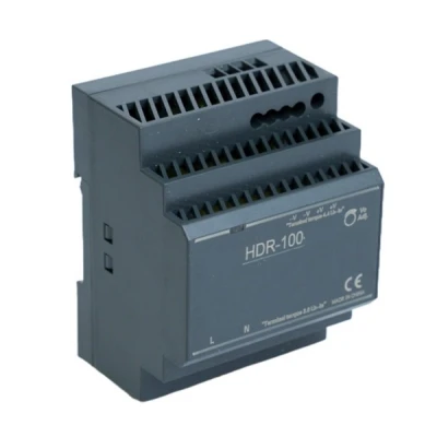 HDR-100-24 Τροφοδοτικό Ράγας DIN 230V AC/24V DC 4,2A για Αυτοματισμούς & Αισθητήρες HDR-100-24 Τροφοδοτικό Ράγας DIN 230V AC/24V DC 4,2A για Αυτοματισμούς & Αισθητήρες