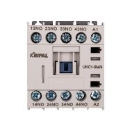 MINI ρελέ KRIPAL UKC1-9M τύπου LG με πηνίο 220/230V ισχύς 4KW 9AC3/ 20AC1 επαφή 1NO