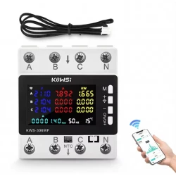 Επιτηρητής wifi 3P 80A KWS-306WF τριφασικός έως 23kW με απομακρυσμένο έλεγχο