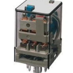 Ρελέ τύπου λυχνίας 11ποδών 70.3 10Α 3C/O 115VΑC με κλειδί συγκράτησης και LED τύπος ALION