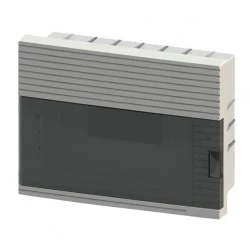 Πίνακας χωνευτός MONO-F-M12 1 σειράς 12M με πόρτα IP40
