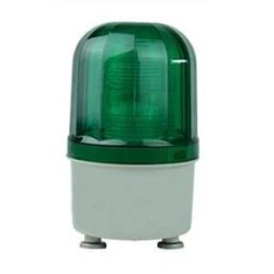 Φάρος στατικός (Flasher) με λυχνία LED LTE-5101 150mm 230VAC πράσινος
