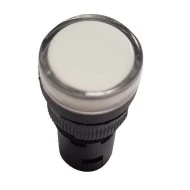 Ενδεικτική λυχνία AD22-22W με led πόρτας πίνακος Φ22 12V AC/DC λευκή στεγανή IP65 Ενδεικτική λυχνία AD22-22W με led πόρτας πίνακος Φ22 12V AC/DC λευκή στεγανή IP65