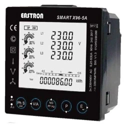 Αναλυτής ενέργειας Smart x 96-5A RS485(RTU Modbus) έλεγχος αρμονικών έως 63η