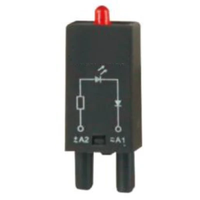 Δίοδος με LED 110-240V AC/DC AMB/D-L ενδεικτικό & προστατευτικό για βάσεις ρελέ