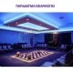 Led ταινία 5m λευκή αυτοκόλλητη 24VDC 24W/m μπλε 252LED/m στεγανή IP54