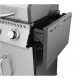 Ψησταρία BBQ υγραερίου GS GRILL ELITE 3+1 INOX  11.5kW με μαντεμένιες σχάρες και  αυτόματη ανάφλεξη