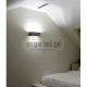 Led φωτιστικό επίτοιχο ορθογώνιο σατινέ 3.3W θερμό φως διπλής κατεύθυνσης 40led 230V στεγανό IP54