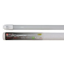 Λάμπα led τύπου φθορίου T8 120cm 18W 6200k ψυχρό φως 1900 lumen γυάλινη με τροφοδοσία στα 2 άκρα