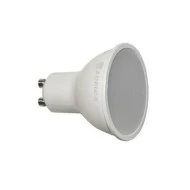 Λάμπα LED GU10 8W 230V με θερμό λευκό φως 3000Κ δέσμη 105° ντιμαριζόμενη με ματ κάλυμμα