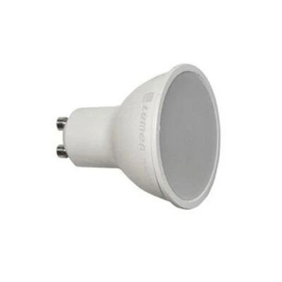 Λάμπα LED GU10 8W 230V με θερμό λευκό φως 3000Κ δέσμη 105° ντιμαριζόμενη με ματ κάλυμμα Λάμπα LED GU10 8W 230V με θερμό λευκό φως 3000Κ δέσμη 105° ντιμαριζόμενη με ματ κάλυμμα