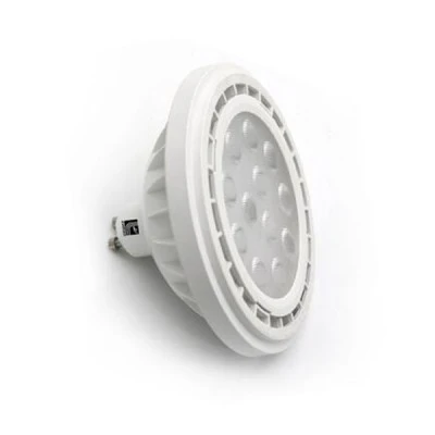 LED λάμπα AR111 GU10 12W 230VAC 3000Κ με θερμό λευκό φως και δέσμη 24° 