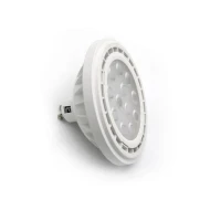 LED λάμπα AR111 GU10 12W 230VAC PC με 4000Κ ενδιάμεσο λευκό φως και δέσμη 24° 