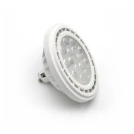 Λάμπα LED με ντουί AR111 GU10 15W PC με λευκό σώμα 230VAC 4000Κ με ενδιάμεσο λευκό φως με δέσμη 36°