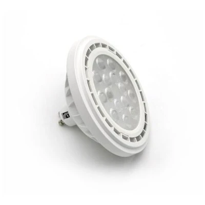 Λάμπα LED με ντουί AR111 GU10 15W PC με λευκό σώμα 230VAC 4000Κ με ενδιάμεσο λευκό φως με δέσμη 36° Λάμπα LED με ντουί AR111 GU10 15W PC με λευκό σώμα 230VAC 4000Κ με ενδιάμεσο λευκό φως με δέσμη 36°
