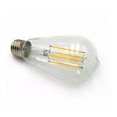Διακοσμητική λάμπα led αβοκάντο E27 ντιμαριζόμενη 12W 230V 2800k θερμό φως 1000lm διάφανη