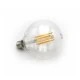 LED λάμπα COG led filament γλόμπος Φ125 ντουί Ε27 18W θερμό λευκό φως 2800k 230V με διάφανο κάλυμμα