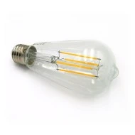 Διακοσμητική λάμπα led αβοκάντο E27 ντιμαριζόμενη 8W 230V 2800k θερμό  φως 1000lm διάφανη
