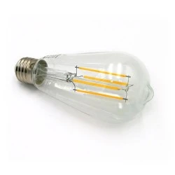 Διακοσμητική λάμπα led αβοκάντο E27 ντιμαριζόμενη 8W 230V 2800k θερμό  φως 1000lm διάφανη