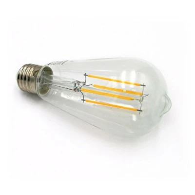 Διακοσμητική λάμπα led αβοκάντο E27 ντιμαριζόμενη 8W 230V 2800k θερμό  φως 1000lm διάφανη