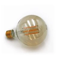 Διακοσμητική λάμπα led Globe E27 Ø125mm 8W 230V ντιμαριζόμενη 2200k θερμό λευκό φως 720lm μελί