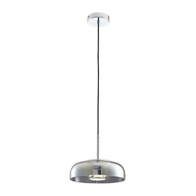 Φωτιστικό κρεμαστό μονόφωτο LED 5W με δυνατότητα επιλογής απόχρωσης φωτός 3CCT σε σκούρο γκρι χρώμα με διάσταση 230X1900mm