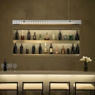 Φωτιστικό LED γραμμικό μονόφωτο 25W με δυνατότητα επιλογής απόχρωσης φωτός 3 CCT σε μαύρο χρώμα & διαστάσεις  L120*W5.6*H7cm
