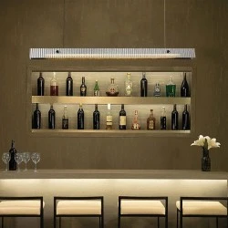 Φωτιστικό LED γραμμικό μονόφωτο 25W με δυνατότητα επιλογής απόχρωσης φωτός 3 CCT σε μαύρο χρώμα & διαστάσεις  L120*W5.6*H7cm