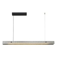 Φωτιστικό LED γραμμικό μονόφωτο 25W με δυνατότητα επιλογής απόχρωσης φωτός 3 CCT σε μαύρο χρώμα & διαστάσεις  L120*W5.6*H7cm