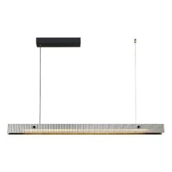 Φωτιστικό LED γραμμικό μονόφωτο 25W με δυνατότητα επιλογής απόχρωσης φωτός 3 CCT σε μαύρο χρώμα & διαστάσεις  L120*W5.6*H7cm
