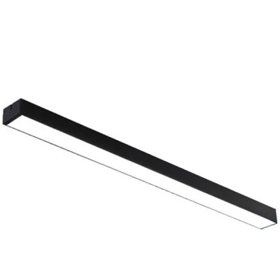 Led γραμμικό φωτιστικό 600mm 20W 230V ενδιάμεσο φως 4000k 230V 2000Lm μαύρο εξωτερικό