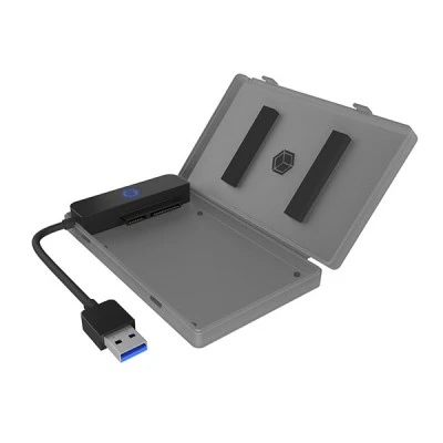 Εξωτερική θήκη για σκληρούς δίσκους HDD & SSD 2,5" SATA με σύνδεση USB 3.2 Gen 1x1 Type-Α.