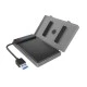 Εξωτερική θήκη για σκληρούς δίσκους HDD & SSD 2,5" SATA με σύνδεση USB 3.2 Gen 1x1 Type-Α.