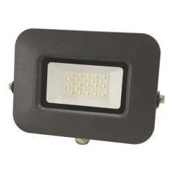 Προβολέας plus led 20W SMD βάση 360° γραφίτης 4000k ενδιάμεσο λευκό φως IP65 
