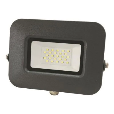 Προβολέας plus led 20W SMD βάση 360° γραφίτης 4000k ενδιάμεσο λευκό φως IP65 