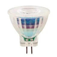 Λάμπα LED MR11 3W 12V AC/DC 6500k ψυχρό χρώμα φωτός  220lm στενή δέσμη 36°  γυάλινη 