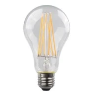 Λάμπα led κοινή crossed filament 7W E27 3000k με θερμό λευκό φως 850lm dimmable IP20