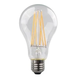 Λάμπα led κοινή crossed filament 7W E27 3000k με θερμό λευκό φως 850lm dimmable IP20