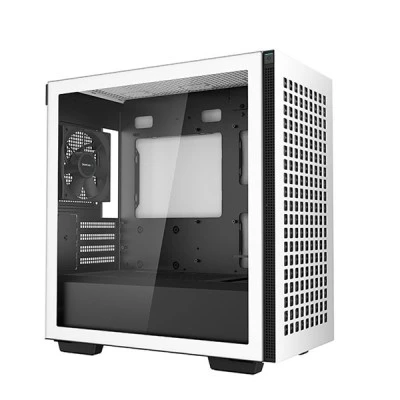 Κουτί DEEPCOOL CH370 WH για μητρικές Mini-ITX / Micro-ATX  Μiddle Tower με 4 θύρες επέκτασης
