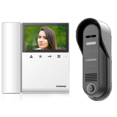 Σετ θυροτηλεόρασης COMMAX DRC-4CPN2 CDV-43K2 4 καλωδίων με οθόνη HD LED